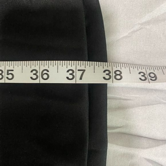 Vintage 80s Womens shiny dress silver top black skirt size 5 - Picture 9 of 9